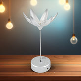 13074 Color Changing Lotus Flower Lamp with Music, Touch Open and Close, USB Rechargeable (1 Pc)