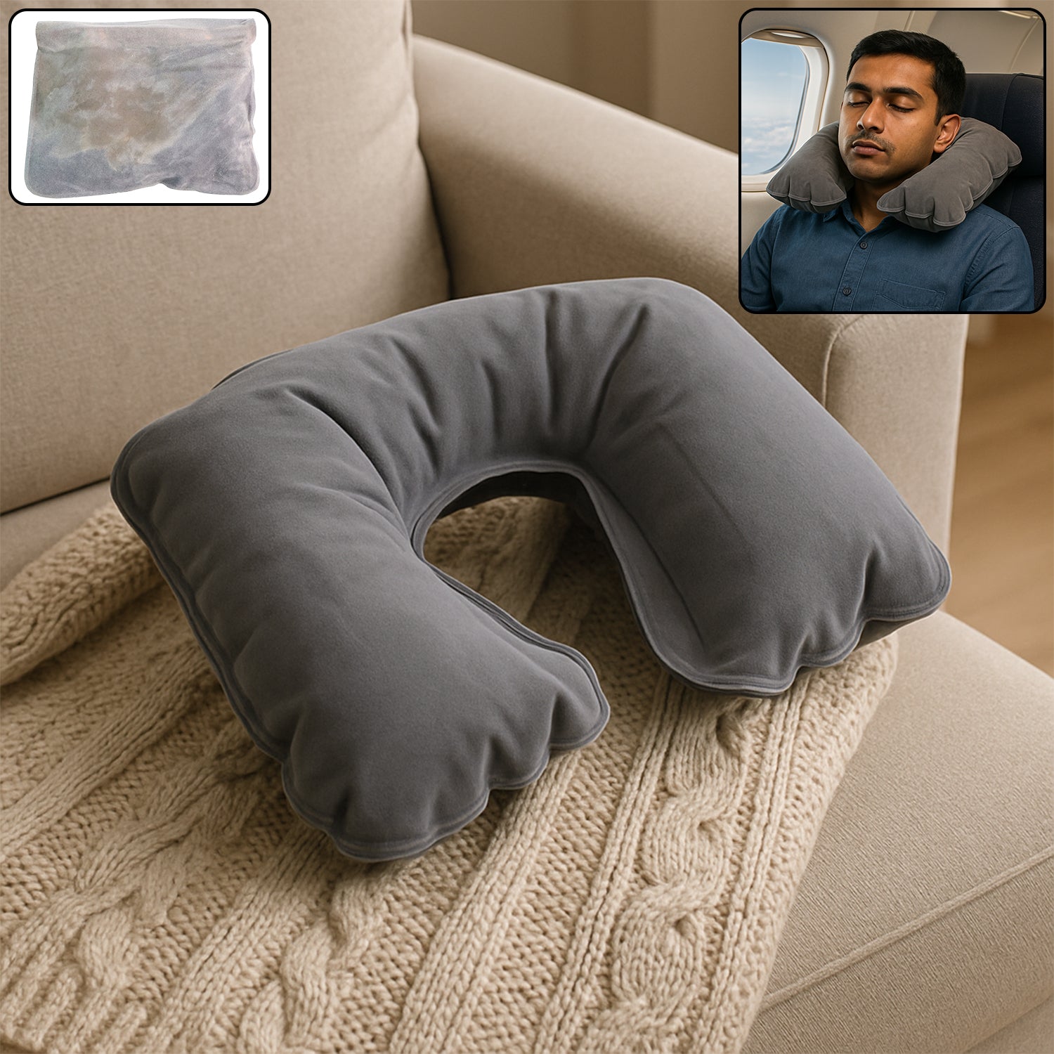 Economy Travel Neck Pillow