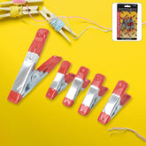 Metal Spring Clamps, Heavy Duty Spring Metal Clips Clamp (5 Pcs Set)