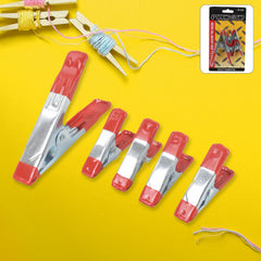Metal Spring Clamps, Heavy Duty Spring Metal Clips Clamp (5 Pcs Set)