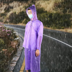 13133 EVA Raincoat Protect Body Arms Legs, Waterproof Reusable Rain Poncho for Women Men Adult Kids Outdoor Traveling Eva Material Raincoat / Rain wear / Rain Suit for Outdoor Accessory (1pc)