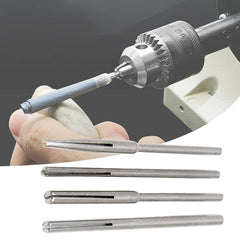 Sandpaper Clamp 3 mm Split Mandrels Long Abrasive Holder (4 Pcs Set)