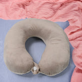 8528 Soft Neck Pillow for Car, Home, Airplane Travel, Travel Neck Pillow for Sleeping & Travel Essentials for Neck Rest Multipurpose Comfortable Head Rest Neck Holder Pillow (1 Pc)