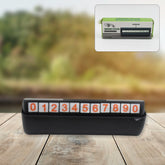 Temporary Car Parking Mobile Number Display with Magnetic Numbers Stickers (1Pc)