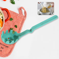 8537 Premium XL Silicone Pasta Fork, High Heat Resistant to 600°F, Hygienic One Piece Design, Spaghetti Strainer & Server Spoon