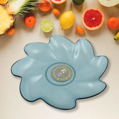 5535 Flower Shape Plastic Dinner / Fruit Plate / Tray / Snacks / Breakfast Plate friendly Plastic Plate for Kids Party Supplies Birthday Holiday Party Dinnerware Supplies (1 Pc)