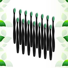 13051 Soft Toothbrush With Plastic Round Box for Men and Women, Kids, Adults Plastic Toothbrush (15 pcs Set / Mix Color)