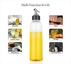 2288A 1LTR OIL DISPENSERWITH LID - CLEAR, DRIP FREE SPOUT, CONTROLLED USE DeoDap