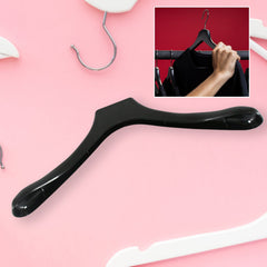 Portable Heavy Duty Plastic Hanger For Sarees, Coat Etc. Space Saving Light-Weight Hangers High Quality Hanger (1Pc)