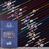 Premium Designer Rakhi Gift Box – Traditional & Trendy Collection Rakhi Gift Combo (24 piece in box)