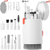 12908 Keyboard Cleaner Kit, 20-in-1 Laptop Phone Screen Cleaning Kit, Keyboard Cleaning Kit with Electronic Cleaning Brush Spray for AirPods Pro, iPad, iPhone Pro, Camera, Computer Cleaning