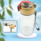 12556 Outdoor Sport Plastic water bottle 350ml leak proof BPA-free for travel cold and hot water Plastic water bottle with daily water intake for gym and children, Home, Travel, Office Use (350ml)