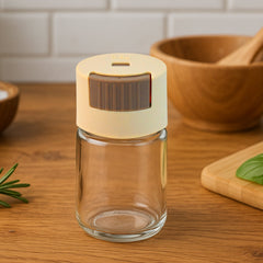 Adjustable Spice Dispenser Glass Jar(1 Pc)