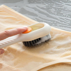 17928 Multifunctional Scrubbing Brush with Liquid / Soap Dispenser, Cleaning Brush with Liquid / Soap Dispenser, Shoe Brush for Cleaning, Cloth Cleaning Brush with Handle Liquid Shoe Brush For Shoe Clothes (1 Pc)
