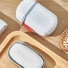 17895 Stylish and Practical Soap Holder for Travel Soap Box With Secure Seal and Non Leak Design Stylish Soap Box for Home, Bathroom, Hiking, Travel, Camping Capsule Soap Box (1 Pc)