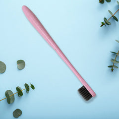12985 Soft Toothbrush With Toothbrush Cover Cleaner Scraper for Men and Women, Kids, Adults Plastic Toothbrush Cover / Case / Holder (1 Pc / Mix Color)
