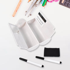 Small Multifunctional Fancy Pencil Box Double Sided Pencil Cases (1 Set)