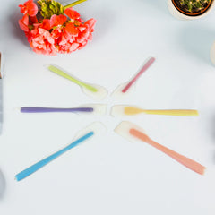 5684 Multipurpose Silicone Spoon, Silicone Basting Spoon Non-Stick Kitchen Utensils Household Gadgets Heat-Resistant Non Stick Spoons Kitchen Cookware Items For Cooking and Baking (6 Pcs Set / 28 Cm)