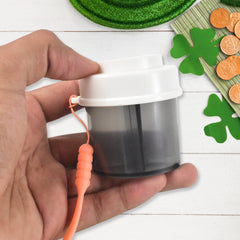 Plastic 4 Section Pill Box Organizer (1 Pc / Mix Color)