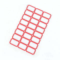 Multipurpose Writable Blank Label Sticker Sheets (1 Sheet)