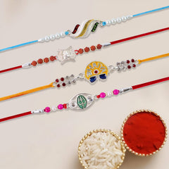 Premium Designer Rakhi Gift Box – Traditional & Trendy Collection Rakhi Gift Combo (24 piece in box)