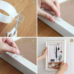 Small Strong Double Sided Tape Foam Mounting Tape (1 Pc / Small)