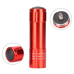 Portable Mini Torch, Super-Bright Mini 3 LED Bulb Pocket Torches - Torch Flashlight for Camping, Hiking, DIY, Travelling, Outdoors and More 3 Battery operated (Battery not included / 1 pc / Mix Color )
