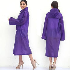 13133 EVA Raincoat Protect Body Arms Legs, Waterproof Reusable Rain Poncho for Women Men Adult Kids Outdoor Traveling Eva Material Raincoat / Rain wear / Rain Suit for Outdoor Accessory (1pc)