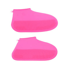 17982 Non-Slip Silicone Rain Reusable Anti skid Waterproof Fordable Boot Shoe Cover (Small Size/ 1 Pair)