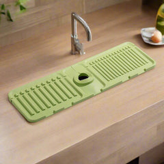 4914 Silicone Sink Faucet Pad, Drip Protector Splash Countertop, Rubber Drying Mat, Sink Splash Guard for Kitchen Bathroom Bar.