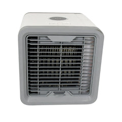 Mini Portable Air Cooler, Personal Space Cooler Easy to fill water and mood LED light and portable Air Conditioner Device Cool Any Space like Home Office (B -Grade)