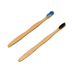 13032 Bamboo Wooden Toothbrush Soft Toothbrush Wooden Child Bamboo Toothbrush Biodegradable Manual Toothbrush for Adult, Kids (15 pcs set / With Round Box)
