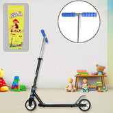 Basic Kids Ride On Leg Push Scooter for Boys and Girls (4 - 8 Years Old Kids) Foldable Scooter Cycle with Height Adjustment for Boys and Girls Multicolor (1 Pc / 2 & 3 Wheel)