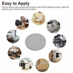 9030A FURNITURE PAD ROUND FELT PADS FLOOR PROTECTOR PAD FOR HOME & ALL FURNITURE USE DeoDap