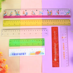 Premium Quality Assorted Plastic Ruler (1 Pc & Mix Design)