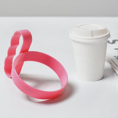 8195 Plastic Cup / Tumbler Handle Anti Slip Travel Mug Grip | cupholder | Cup / Tumbler Accessories | Lightweight Tumbler Holder | Cup Handle (1 Pc)