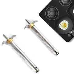 5701 Stainless Steel Electronic Gas Lighter with Box – 17.5 Cm – Good Quality (2 Pcs Set)