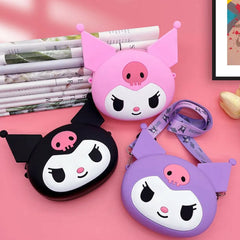 Cute Cartoon Girls' Backpack, Shoulder Bag / Purse, Portable, Mini Silicone Handbag Girls, Children's Bag/Purse for Girls Women, Gift Girls Bag Accessories (1 Pc Mix Color )