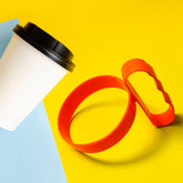 8195 Plastic Cup / Tumbler Handle Anti Slip Travel Mug Grip | cupholder | Cup / Tumbler Accessories | Lightweight Tumbler Holder | Cup Handle (1 Pc)