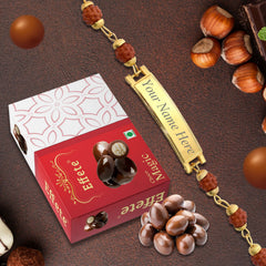 Sweet and Stylish Customized Bracelet & Delicious Chocolate Combo Gift Set"