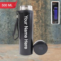Double Wall Stainless Steel Water Bottle screen smart temperature display (500ml)