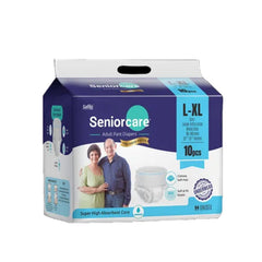 0963 Large - Extra Large Senior care Adult Pull Up Diaper Pants (Waist Size (90-140 Cm | 35 -55 Inch) Adult Diapers ( Large - Extra Large L-XL10Pc)
