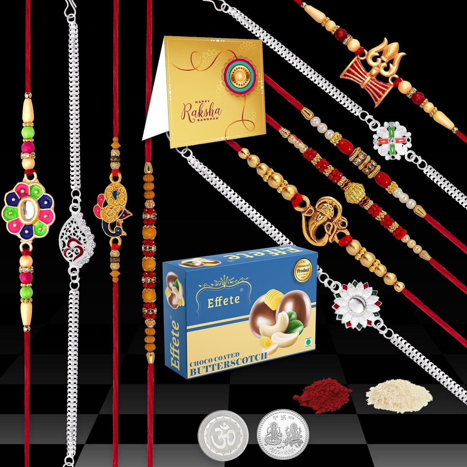 rakhi combo set