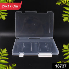 Document Holder File Organizer Box Storage Boxes Lids (1 Pc / 24×17 Cm)