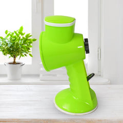 8247 6 in 1 Multi functional Vegetable Cutter & Slicer Hand Machine Cutting, Slice, Cut Thick, Cut Silk All in one βVegetable Chopper Cutter & Slicing Cutter Barrel - Vegetable Grater with 6 Removable Blades