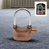 Security Alarm Metallic Lock System with 3 Keys (1 Set / Mix Color)