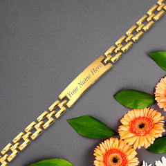 Customized Laser Engraving Plate Bracelet