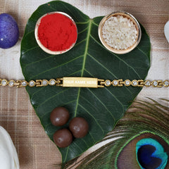 cutomized diamond rakhi