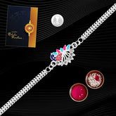 peacock rakhi combo