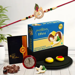 golden rakhi combo